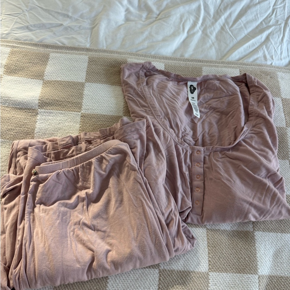 POPFLEX Mauve Pajama Set